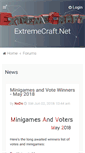 Mobile Screenshot of extremecraft.net
